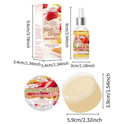 Body Glaze & Body Oil Combination Various flavors Non-greasy Hydrating and moisturizing Body Lotion Massag