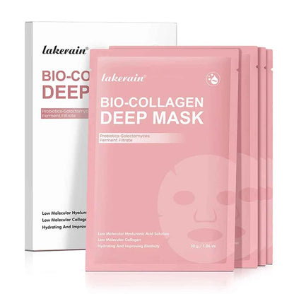 Korean Deep Collagen Mask Peel Off Mask Face Anti Wrinkle Lifting  Skin Care Masks Bio Pack Night Wrapping Woman Overnight Skin