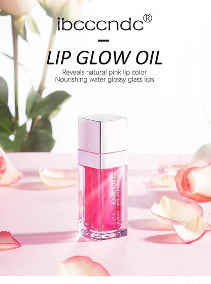 Crystal Jelly Moisturizing Lip Oil Plumping Lip Gloss Makeup Sexy Plump Lip Glow Oil Tinted Lip Plumper