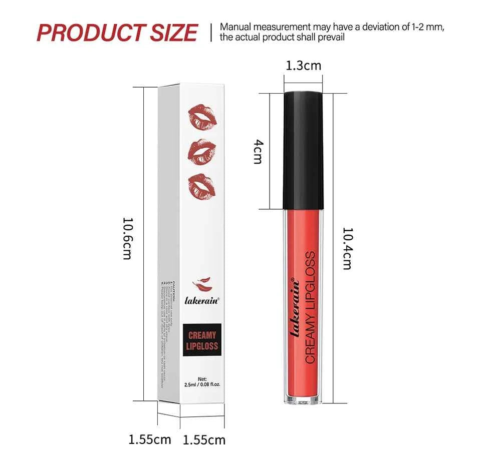 Waterproof Liquid Lipstick 8 Color Vitamin E Makeup Sets Lip Glosses Lip Plumpers Lip Cream Valentine's Day Gifts