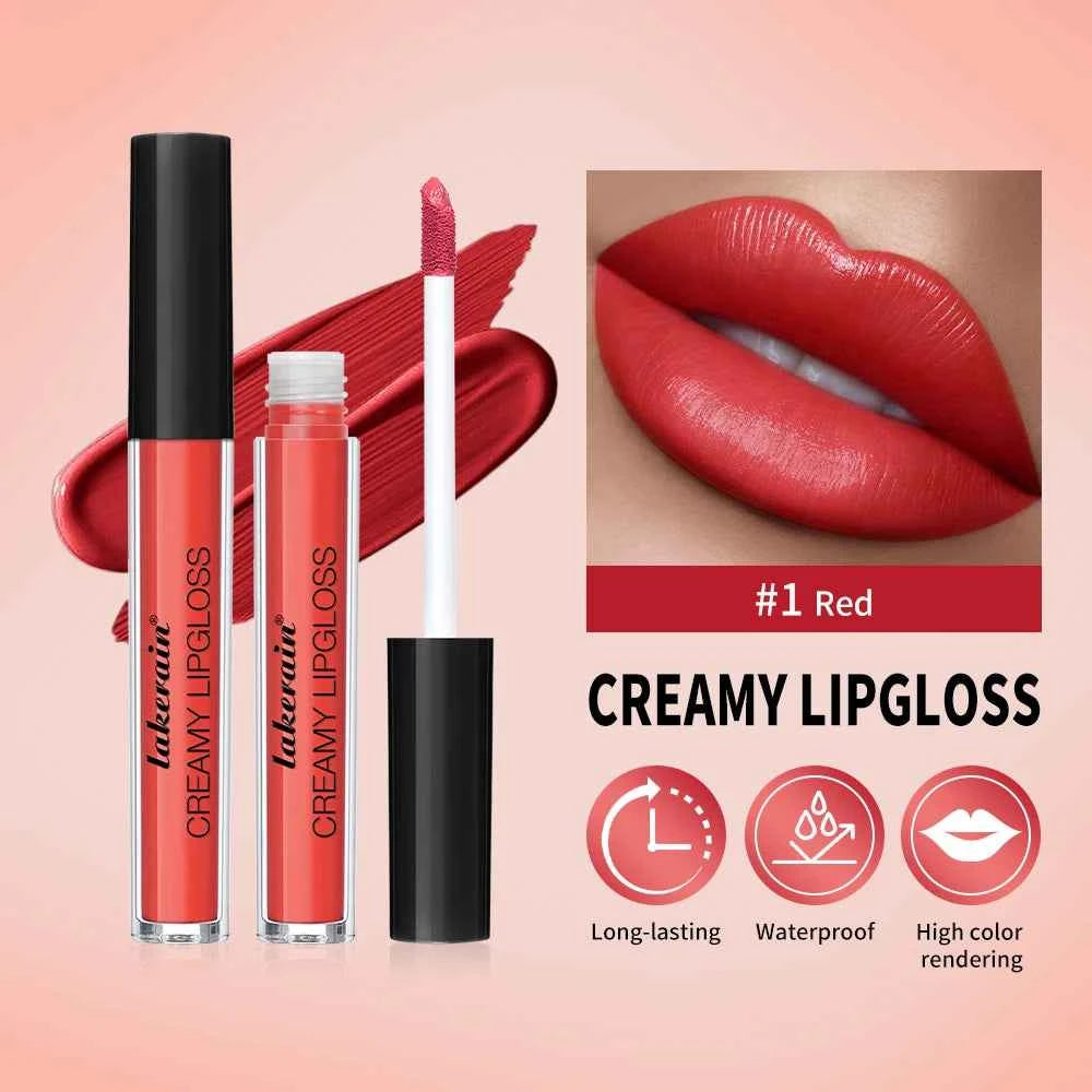 Waterproof Liquid Lipstick 8 Color Vitamin E Makeup Sets Lip Glosses Lip Plumpers Lip Cream Valentine's Day Gifts