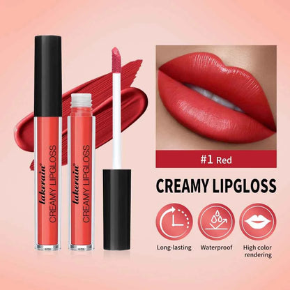 Waterproof Liquid Lipstick 8 Color Vitamin E Makeup Sets Lip Glosses Lip Plumpers Lip Cream Valentine's Day Gifts