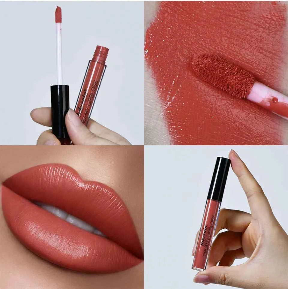 Waterproof Liquid Lipstick 8 Color Vitamin E Makeup Sets Lip Glosses Lip Plumpers Lip Cream Valentine's Day Gifts