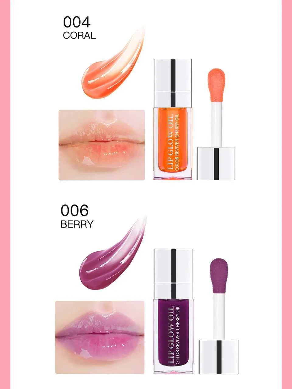 Crystal Jelly Moisturizing Lip Oil Plumping Lip Gloss Makeup Sexy Plump Lip Glow Oil Tinted Lip Plumper