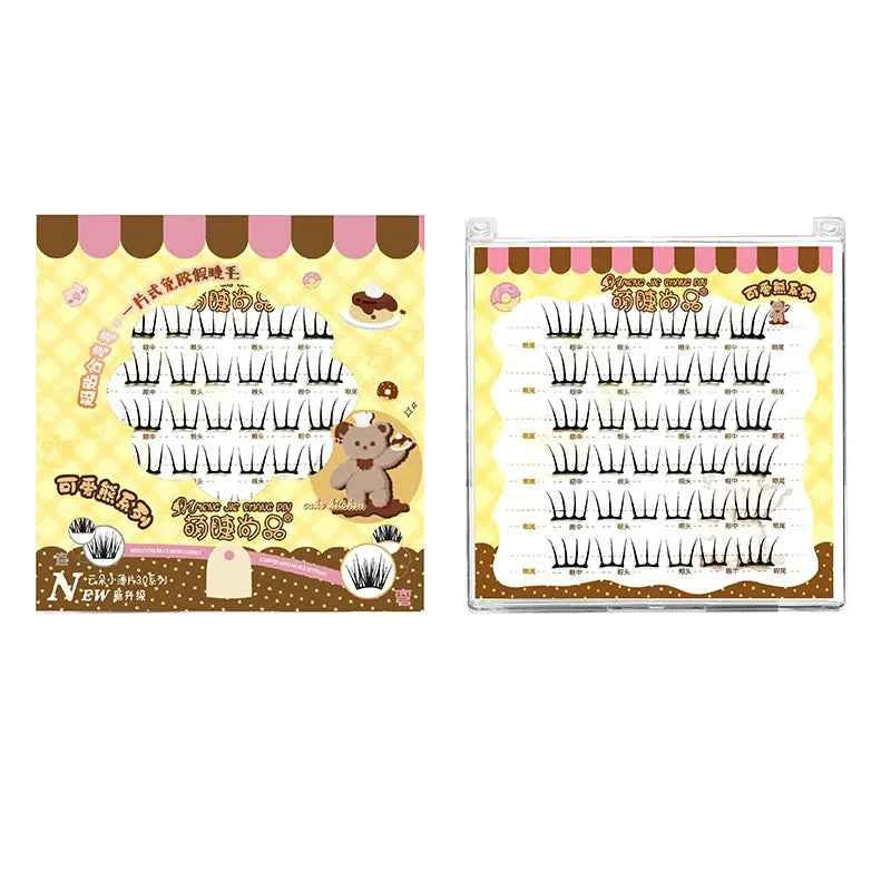 Self-Adhesive No-glue Eyelashes Ultra-thin Sheet Series False Eyelashes Zero Touch Feeling Lash Clusters Glue Strands Eyelashes