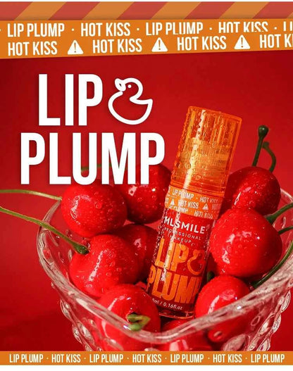 MLSMILE Duck Lip Plump Lip Oil Moisturizing Lip Gloss Mirror Water Nature Long-Lasting Gloss Pearl Lip Glaze Set