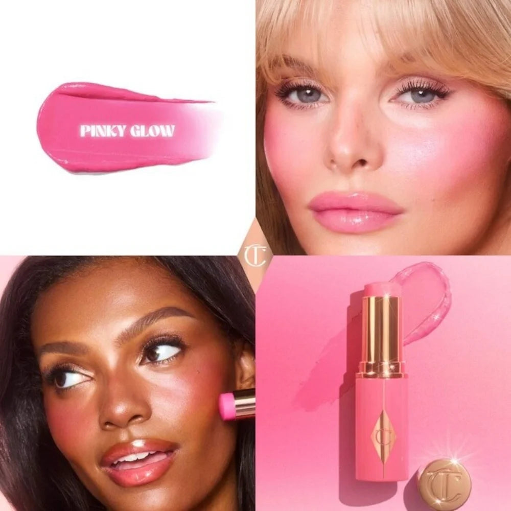 Charlotte Tilbury Liquid Blush Heart Two-tone Blush Pillow Talk Lip and Cheek Glow Unreal Blush Healthy Glow Stick Cheek To Chic