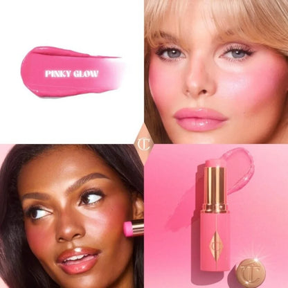 Charlotte Tilbury Liquid Blush Heart Two-tone Blush Pillow Talk Lip and Cheek Glow Unreal Blush Healthy Glow Stick Cheek To Chic