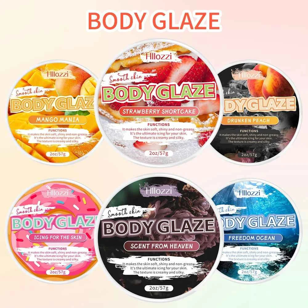 Body Glaze & Body Oil Combination Various flavors Non-greasy Hydrating and moisturizing Body Lotion Massag