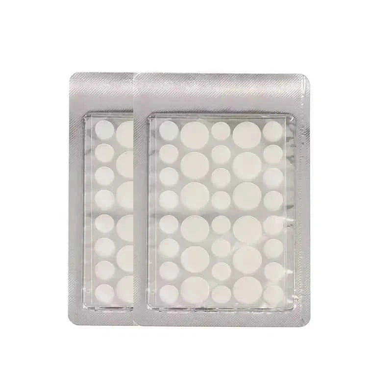 72/180pcs Hydrocolloid Acne Patch Waterproof Acne Removing PU Film Face Printing Spots Marks Invisible Acne Cleansing Patch
