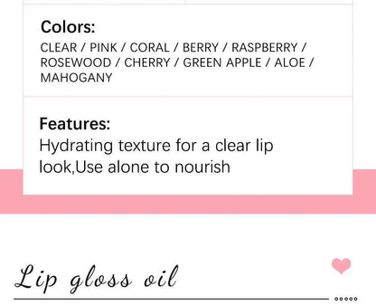 Crystal Jelly Moisturizing Lip Oil Plumping Lip Gloss Makeup Sexy Plump Lip Glow Oil Tinted Lip Plumper