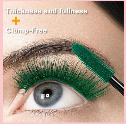7 color quick-drying mascara thick curling waterproof and sweat-proof color mascara multi-color non-smudge curling mascara