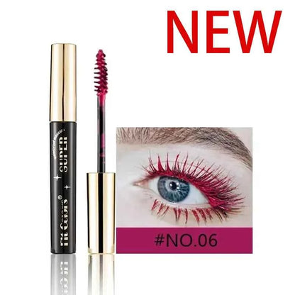 5D Silk Fiber Mascara Lash Color Mascara Waterproof 14 Colors 3D Mascara Eyelash Extension Thick Lengthening Eye Lashes Cosmetic