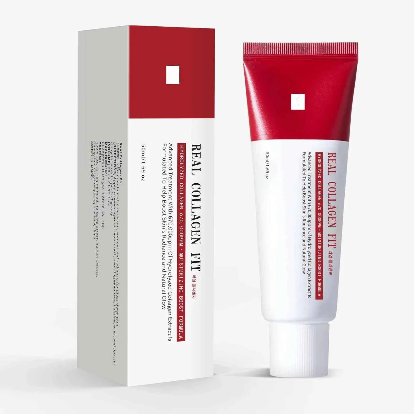 Real Collagen Fit, Collagen Wrapping Mask, Collagen 670,000ppm, Peel Off Facial Mask for elasticity, Hydrating, Glow, Glass Skin