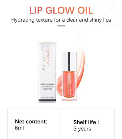 Crystal Jelly Moisturizing Lip Oil Plumping Lip Gloss Makeup Sexy Plump Lip Glow Oil Tinted Lip Plumper