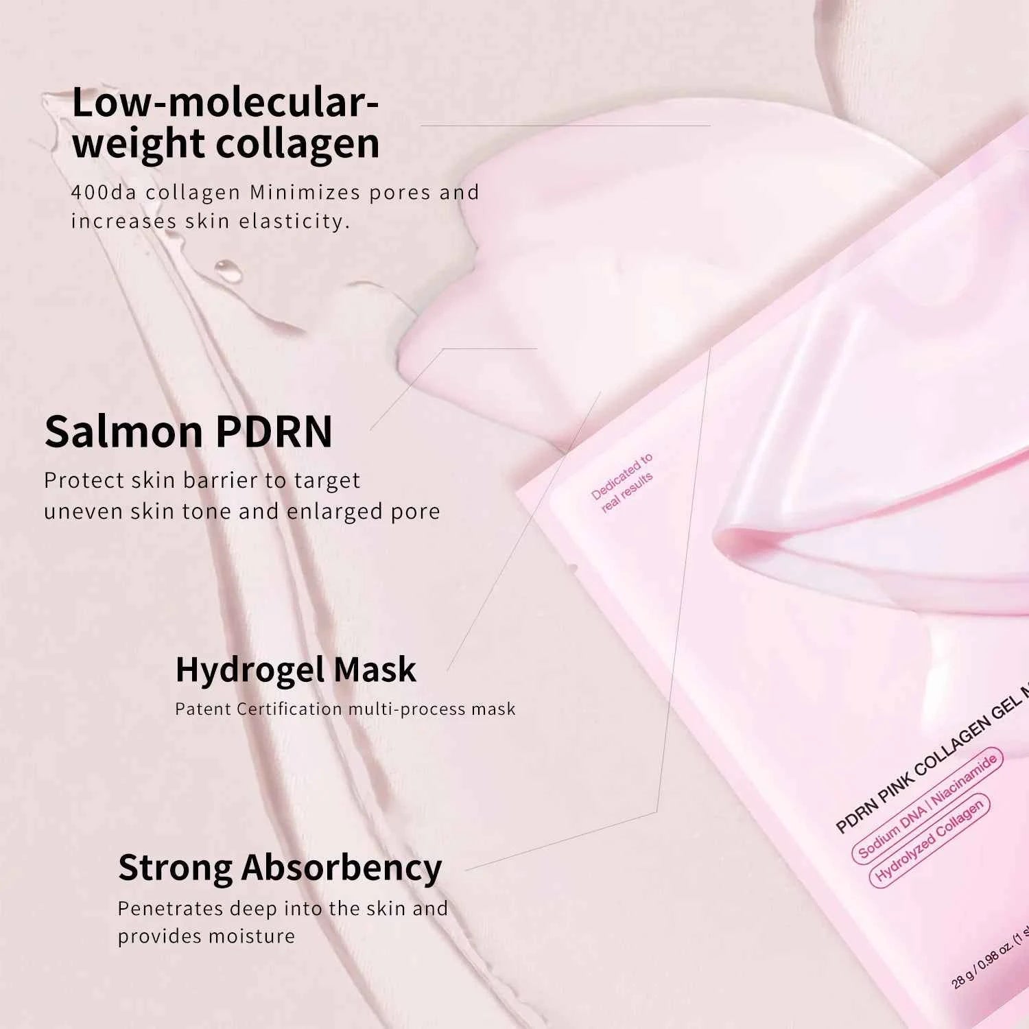 Overnight Collagen Mask Salmon DNA PDRN Face Mask For Glass Glow Skin Elasticity Hydrating Firming Smooth korean Skincare