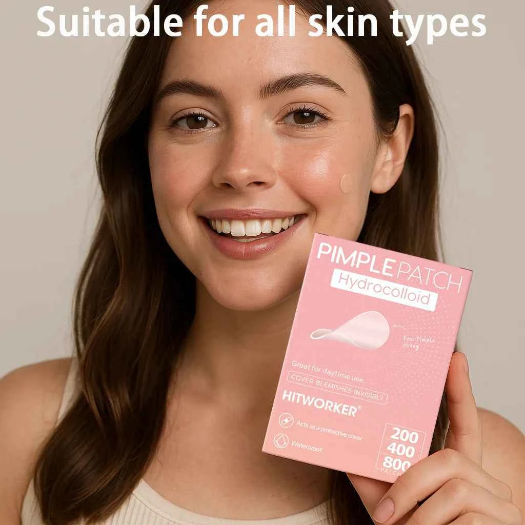 200/400/800PCS Hydrocolloid Pimple Patch Acne Spot Cover Invisible Blemish Stickers Oil Absorbing Face Care