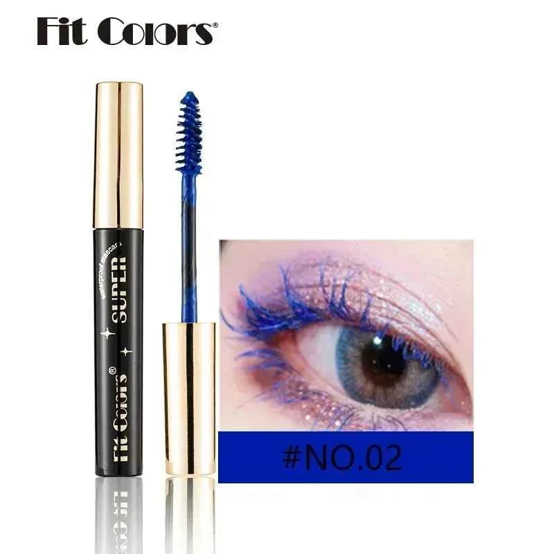 5D Silk Fiber Mascara Lash Color Mascara Waterproof 14 Colors 3D Mascara Eyelash Extension Thick Lengthening Eye Lashes Cosmetic