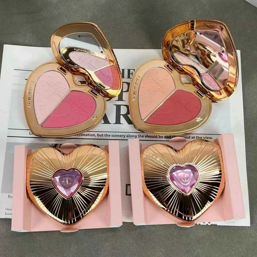 Charlotte Tilbury Liquid Blush Heart Two-tone Blush Pillow Talk Lip and Cheek Glow Unreal Blush Healthy Glow Stick Cheek To Chic