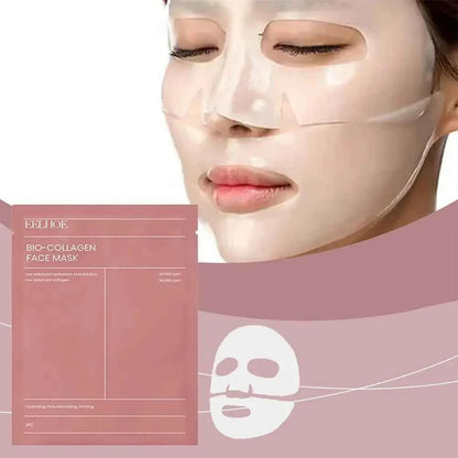Bio-Collagen Face Mask Hydrating Overnight Hydrogel Moisturizing Facial Mask VC Whitening Anti-Aging Skincare  1/2/5/10/20pcs