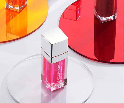 Crystal Jelly Moisturizing Lip Oil Plumping Lip Gloss Makeup Sexy Plump Lip Glow Oil Tinted Lip Plumper