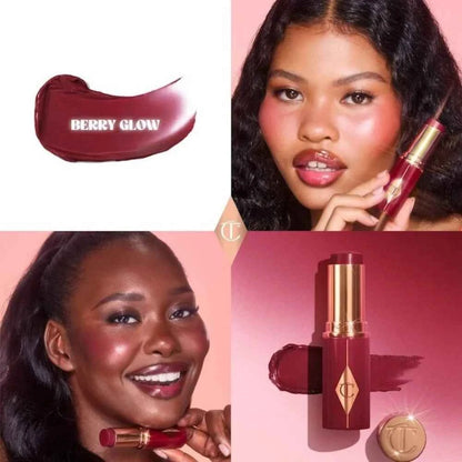 Charlotte Tilbury Liquid Blush Heart Two-tone Blush Pillow Talk Lip and Cheek Glow Unreal Blush Healthy Glow Stick Cheek To Chic