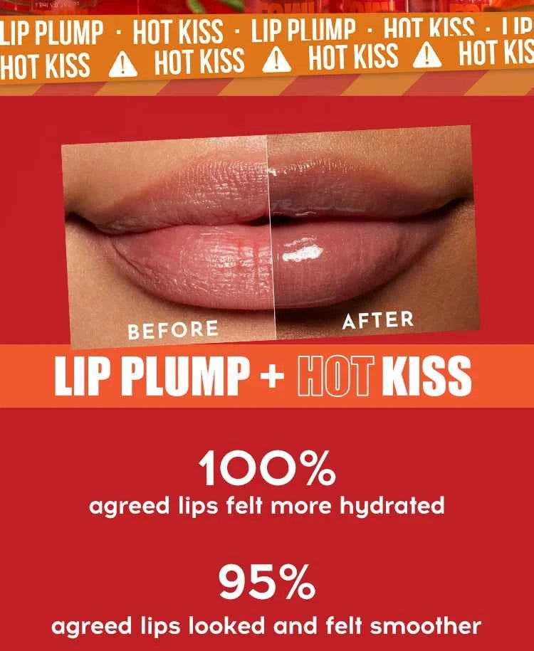 MLSMILE Duck Lip Plump Lip Oil Moisturizing Lip Gloss Mirror Water Nature Long-Lasting Gloss Pearl Lip Glaze Set