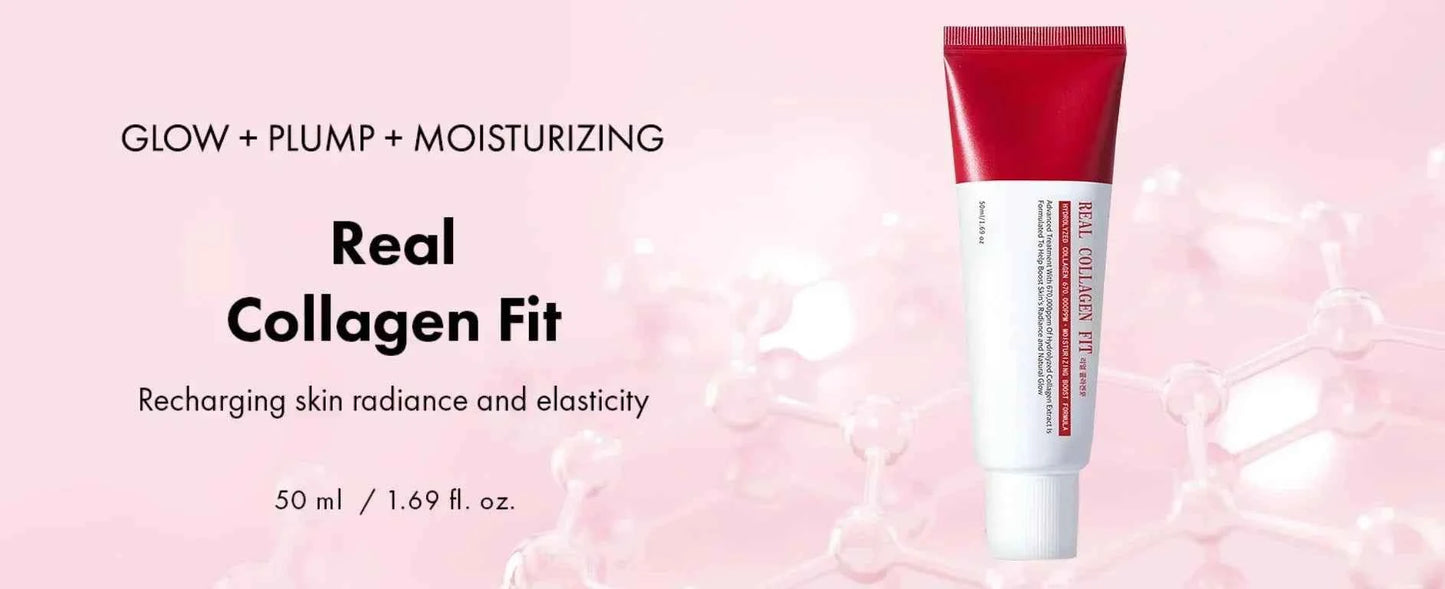 Real Collagen Fit, Collagen Wrapping Mask, Collagen 670,000ppm, Peel Off Facial Mask for elasticity, Hydrating, Glow, Glass Skin