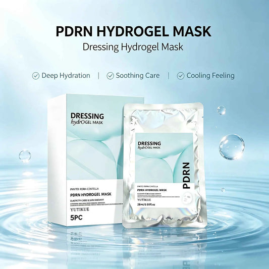 YUITIKUE PDRN Hydrogel Dressing Mask Centella Extract Intensive Hydration Calm Irritation Comfort Fit Facial Mask 28ml