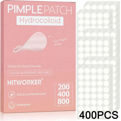 200/400/800PCS Hydrocolloid Pimple Patch Acne Spot Cover Invisible Blemish Stickers Oil Absorbing Face Care