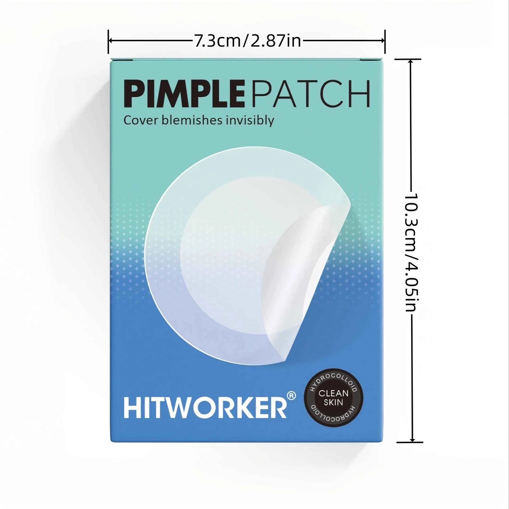 12/48 Tablets HITWORKER Hydrocolloid Acne Acne Patch Contains Tea Tree Oil and Hyaluronic Acid Invisible Acne Patch