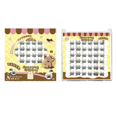 Self-Adhesive No-glue Eyelashes Ultra-thin Sheet Series False Eyelashes Zero Touch Feeling Lash Clusters Glue Strands Eyelashes