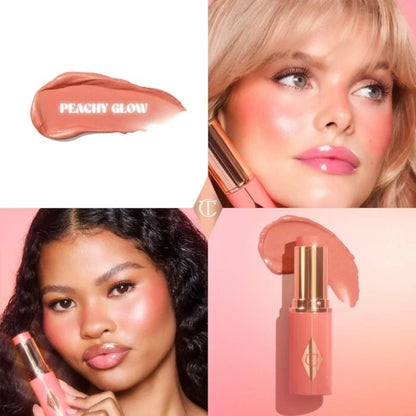 Charlotte Tilbury Liquid Blush Heart Two-tone Blush Pillow Talk Lip and Cheek Glow Unreal Blush Healthy Glow Stick Cheek To Chic