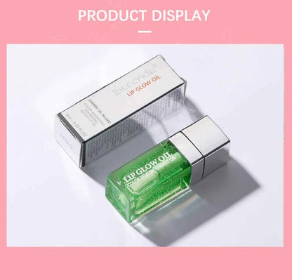 Crystal Jelly Moisturizing Lip Oil Plumping Lip Gloss Makeup Sexy Plump Lip Glow Oil Tinted Lip Plumper