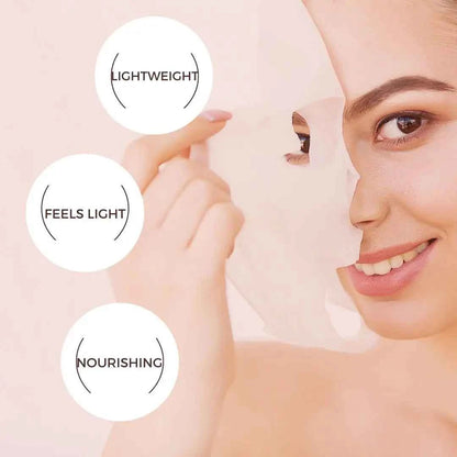 Bio-Collagen Face Mask Hydrating Overnight Hydrogel Moisturizing Facial Mask VC Whitening Anti-Aging Skincare  1/2/5/10/20pcs